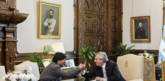 El Presidente recibió al ex mandatario de Bolivia, Evo Morales
