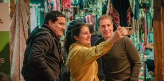 Santilli, Abad y Etchecoin recorrieron juntos La Rural y manifestaron su apoyo al campo