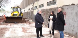Vicente López: Continúan las obras de renovación del polideportivo más grande del Municipio