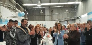 Tigre: Malena Galmarini celebró el 9 de Julio con peña folclórica y locro junto a los vecinos de Rincón