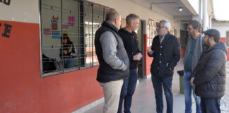 Tigre: Julio Zamora supervisó la puesta en valor de la EES N°1 de El Talar
