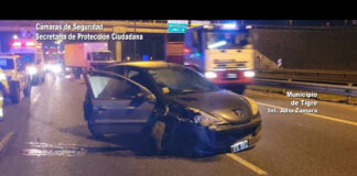 Tigre: Secuestro registrado por las cámaras del COT en Don Torcuato