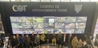 Tigre: Funcionarios de La Matanza visitaron el COT y elogiaron el modelo de seguridad del Municipio