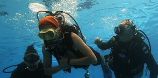 Tigre: El Municipio realizó una jornada de buceo para personas con discapacidad