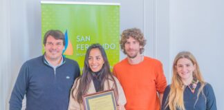 San Fernando: Andreotti distinguió a Evelina Cabrera, sanfernandina representante mundial del fútbol femenino y la inclusión