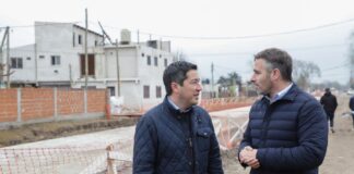 Pilar: Achával y Nardini recorrieron la obra del entubamiento del Agustoni