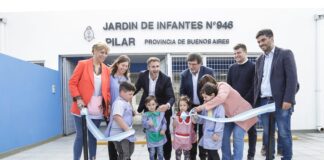 Pilar: Achával y Sileoni inauguraron un nuevo jardín de infantes en Villa Rosa