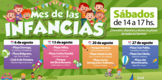 San Fernando: “Mes de las Infancias”, los próximos sábados con juegos en distintas plazas del distrito