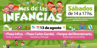 San Fernando: Continúa el “Mes de las Infancias” en plazas