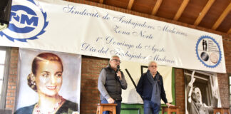 Tigre: Julio Zamora se reunió con trabajadores de la industria de la madera y destacó el crecimiento del sector