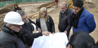 Tigre: Julio Zamora supervisó la construcción de los microestadios de Benavídez y Don Torcuato