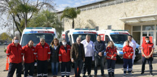 Tigre: Julio Zamora presentó 3 nuevas ambulancias del Sistema de Emergencias