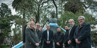 Escobar: En la plaza principal del Municipio se realizó el tradicional acto en homenaje al General San Martín