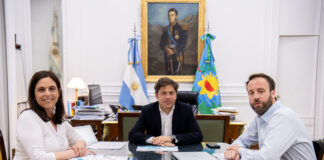 Kicillof y Moretti oficializaron un aumento de 42,45% para las jubilaciones y pensiones mínimas del IPS