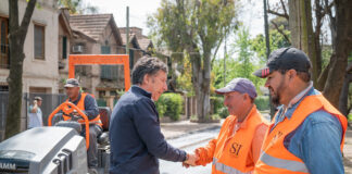 San Isidro: Posse recorrió las cuadras con nuevo pavimento en La Horqueta