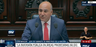 Manzur en Diputados: “Sin paz social no puede haber estabilidad macroeconómica”