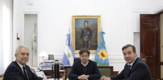 Kicillof se reunió con los ministros Soria y Alak