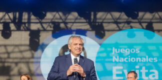 Con más de 25.000 jóvenes el Presidente encabezó la inauguración de los Juegos Nacionales Evita 2022