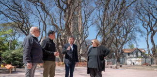 San Isidro: Etapa final de las obras de restauración de la Plaza Mitre