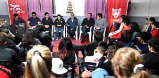 Tigre: Julio Zamora dialogó con más de 50 jóvenes de Troncos del Talar sobre las problemáticas que afectan a la comunidad