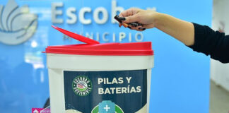 Escobar: En una semana se recolectaron 200 kilos de pilas y baterías