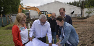 Tigre: Julio Zamora monitoreó los avances en obras de infraestructura en el Polideportivo Sarmiento