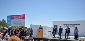 Kicillof inauguró el nuevo edificio del Jardín N°905 de Exaltación de la Cruz