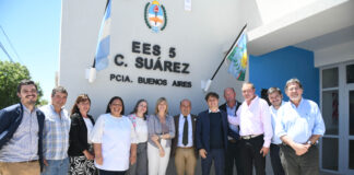 Se inauguró el nuevo edificio de la Escuela Secundaria N°5 de Santa Trinidad