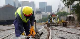 Avanza la renovación integral del ingreso de trenes a Retiro en la línea Mitre