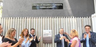 Pilar: Achával inauguró con el Presidente un Centro de Desarrollo Infantil