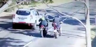 Tigre: Balean en la cara a un hombre para robarle la moto mientras circulaba