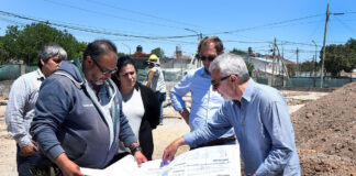 Tigre: Julio Zamora supervisó la construcción del nuevo edificio de la Escuela Primaria N°23 de Don Torcuato