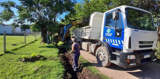 Escobar: Avanzan los trabajos de estabilizado, bacheo, perfilado y zanjeo en distintos puntos del distrito