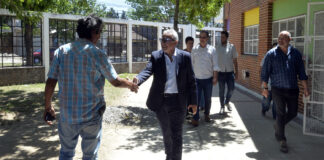Tigre: Julio Zamora monitoreó la puesta en valor del Jardín de Infantes N°938 de Benavídez