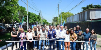 Escobar: Se inauguró la obra de pavimentación en la calle Zabala que permitirá un nuevo acceso rápido a Garín