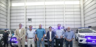 Kicillof puso en funcionamiento nuevos patrulleros y recorrió obras