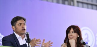 Kicillof acompañó a Cristina Kirchner en la inauguración del Polideportivo Municipal Diego Armando Maradona en Avellaneda