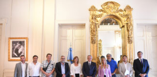 El Presidente recibió a dirigentes políticos de Río Negro