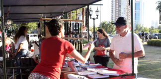Tigre: Julio Zamora recorrió la feria navideña del programa Origen Tigre