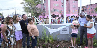 Tigre: Junto a vecinos del barrio San Pablo, Julio Zamora presentó el espacio público Nº80 renovado por el Municipio