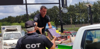 Tigre: El Municipio y el Ministerio de Seguridad de la Provincia montaron un operativo contra la venta ilegal de pirotecnia en un centro comercial del distrito