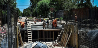 Escobar: Comenzó la obra de hormigonado y entubamiento del Arroyo Bedoya