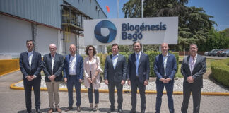 Escobar: Beto Ramil y Santiago Cafiero recorrieron la planta de Biogénesis Bagó en Garín que amplió su capacidad de producción
