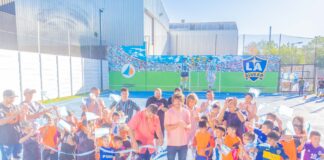 San Fernando: Juan Andreotti inauguró la renovación del club “La Alvear Fútbol”