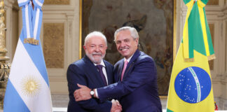El Presidente mantiene una reunión bilateral con su par de Brasil, Luiz Inácio Lula da Silva