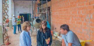San Fernando: Avanza la obra del Polideportivo N°11 con Centro de Rehabilitación y Kinesiología