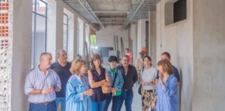 San Fernando: La Escuela Primaria N°5 y Secundaria N°19 de Virreyes sigue avanzando en su restauración