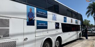 Tigre: Laborde Rodríguez recorrió la ciudad en un motorhome para cerrar el 2022