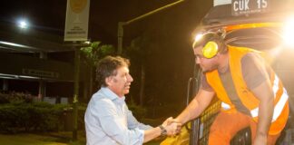 San Isidro: Repavimentan el principal corredor de la zona norte