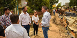 Escobar: Avanza el saneamiento del Arroyo Bedoya y la construcción del Hospital del Bicentenario